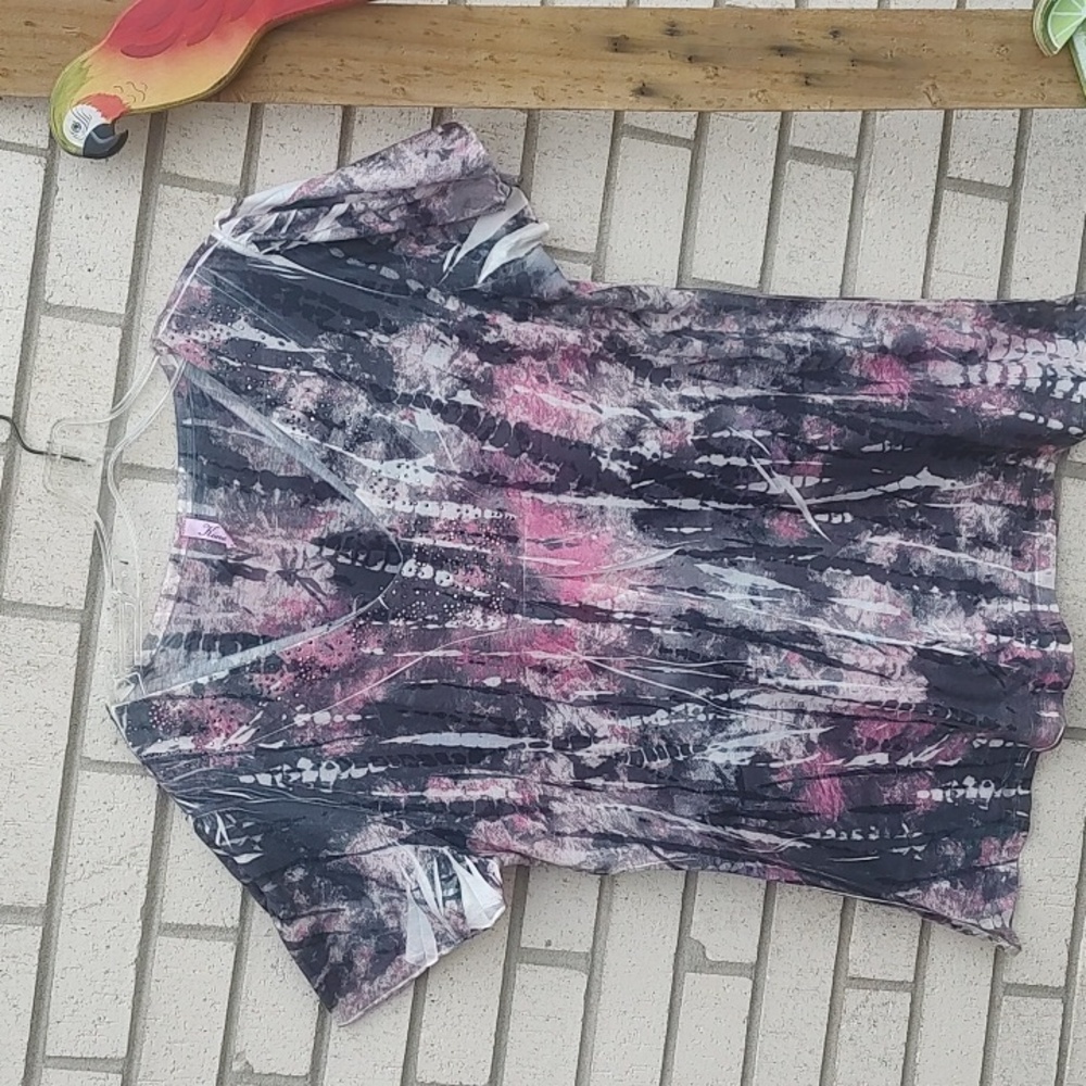 Kiara Top*Pink& Gray